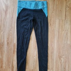 PINK Leggings, Blue Marled, Size Small